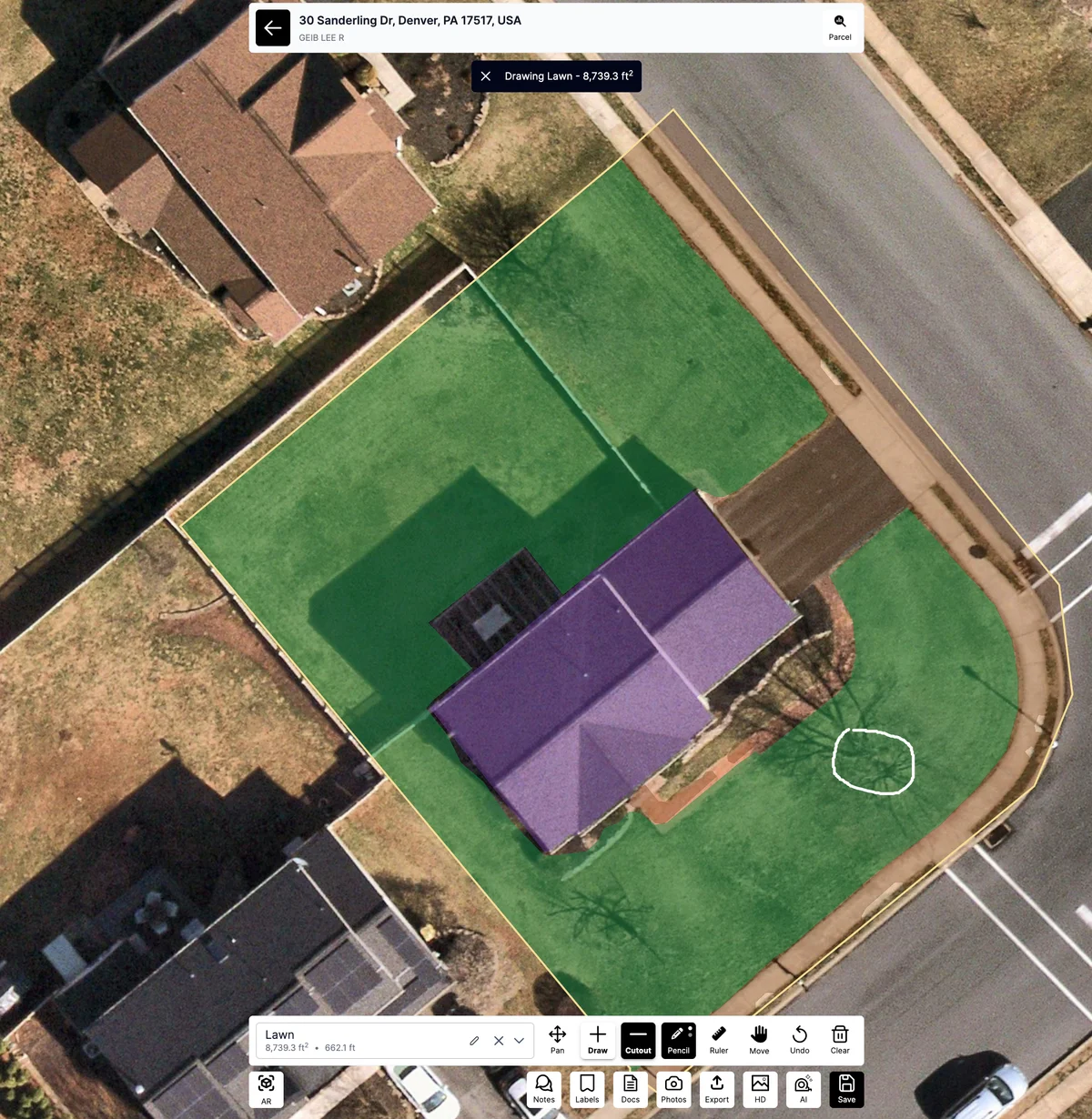 Using pencil tool for cutout