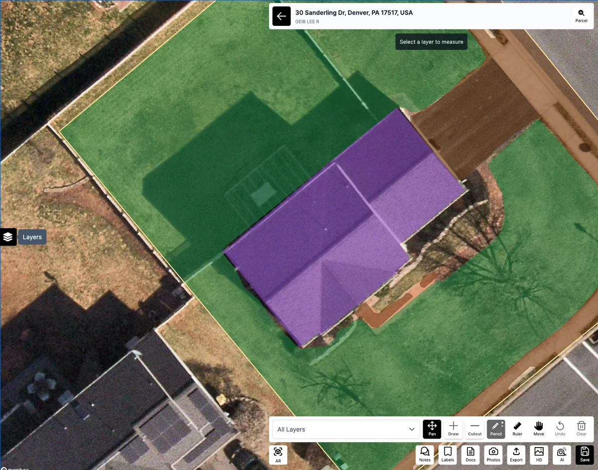 Layers panel showing all available layers