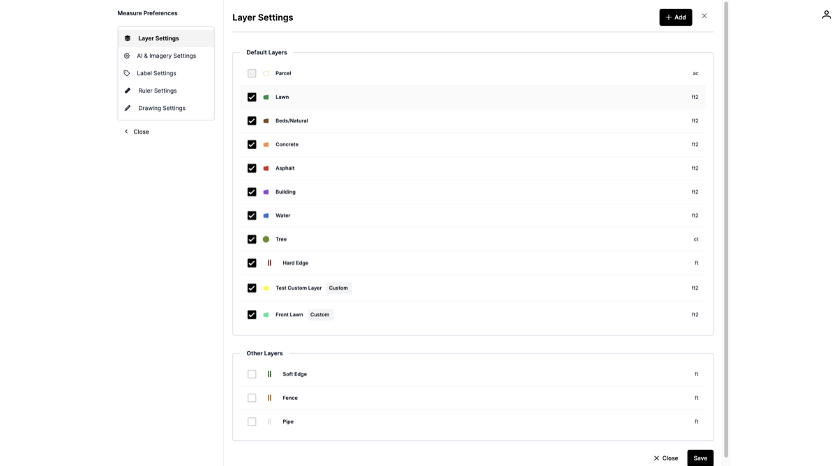Click unit of measurement