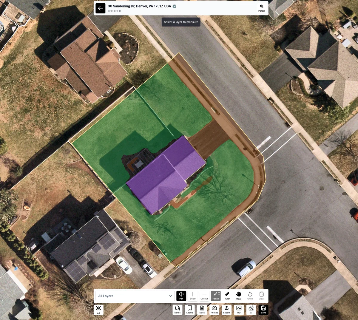 Measurement tools and interface